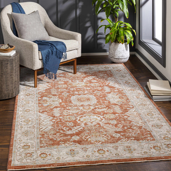 Ibstock Orange Area Rug