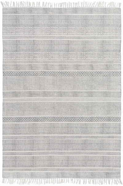 Durbin Off-White Cotton Flatweave Carpet - Clearance