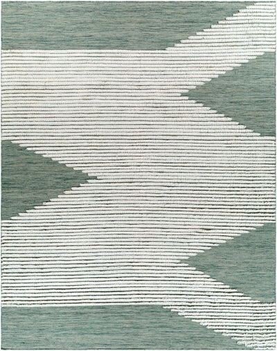 Igcocolo Sage Green High-Low Wool Carpet