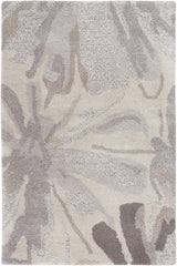 Ilfeld Athena Gray Floral Wool Rug