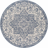 Dark Blue Kilmacolm Indoor & Outdoor Area Rug - Clearance