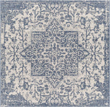 Dark Blue Kilmacolm Indoor & Outdoor Area Rug - Clearance