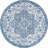 Dark Blue Kilmacolm Indoor & Outdoor Area Rug - Clearance