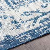 Dark Blue Kilmacolm Indoor & Outdoor Area Rug - Clearance