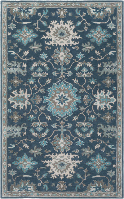 Hazen Hand Tufted Blue Rug