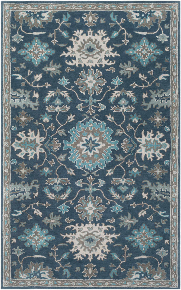 Hazen Hand Tufted Blue Rug