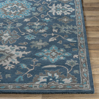 Hazen Hand Tufted Blue Rug