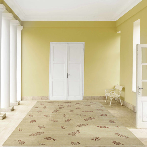 Yellow Premium Thick Wool Rug - Clearance