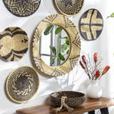 Ipilan Moonj Grass Starburst Round Mirror - Clearance