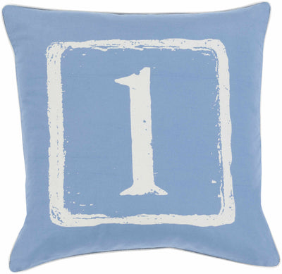 Irchester Number 1 Blue Throw Pillow - Clearance