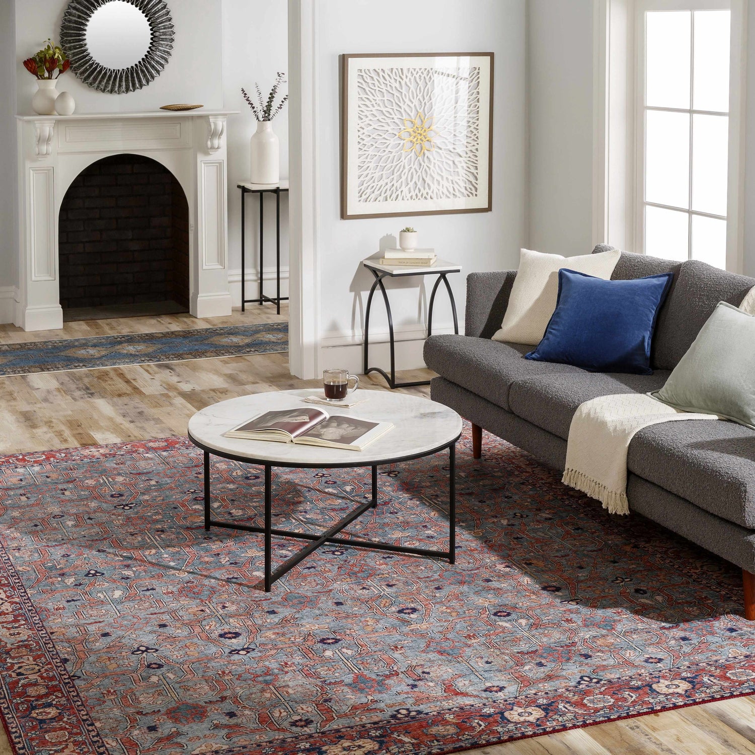 Chiconcuac Cream Throw Blanket