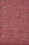 Close-up of the Jamieson Area Carpet. Burgundy and rose rug with a contemporary square geometric pattern. Design-Rectangle-58