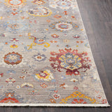 Jetson Floral Rug with Fringes - Clearance