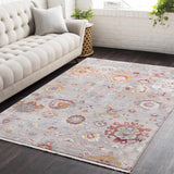 Jetson Floral Rug with Fringes - Clearance