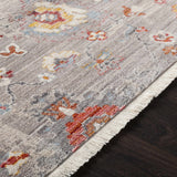 Jetson Floral Rug with Fringes - Clearance
