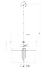 Jindalee Ceiling Light - Clearance