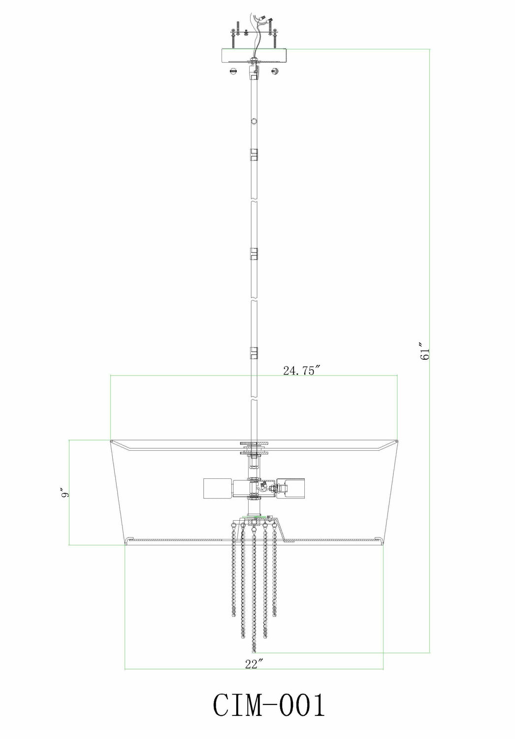 Jindalee Ceiling Light - Clearance