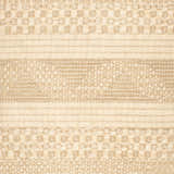 Jira Beige Square Throw Pillow