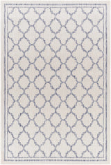 Noam Cream & Blue Indoor & Outdoor Rug - Clearance