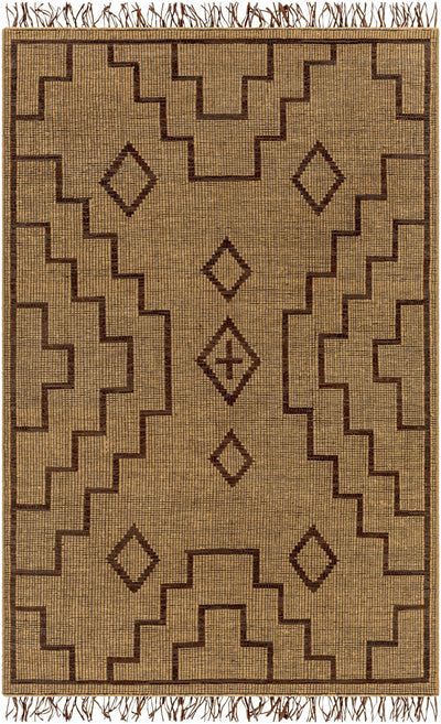 Jame Jute&Leather Rug with tassels