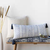 Oaqui Cream Square Throw Pillow