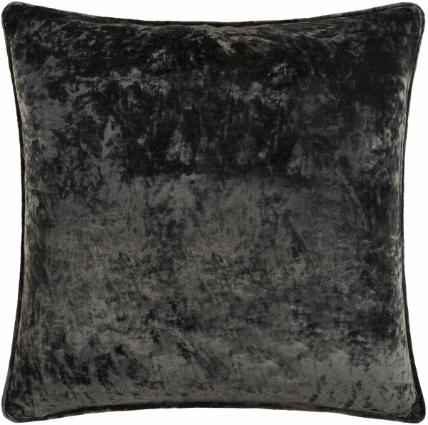 Joey Charcoal Square Throw Pillow