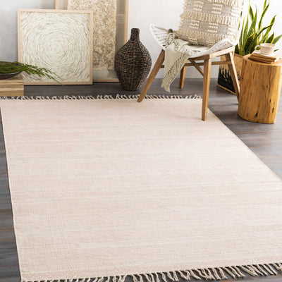 Serena Coral Cotton Rug - Clearance