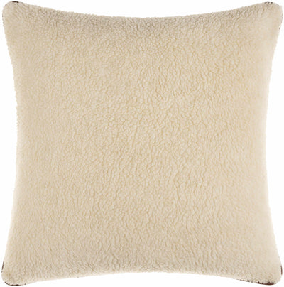 Kadirli Cream Square Throw Pillow - Clearance