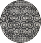 Kahraman Black & White Washable Rug