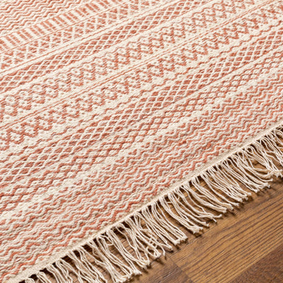 Kalinga Red/Cream Flatweave Wool Rug - Clearance