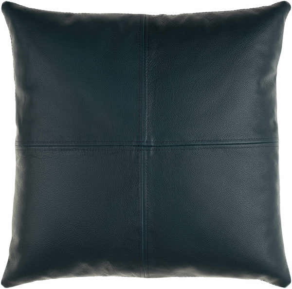 Kalkie Deep Teal Square Throw Pillow