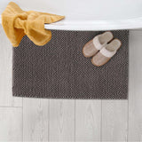 Washable Bath Mat, Dark Gray