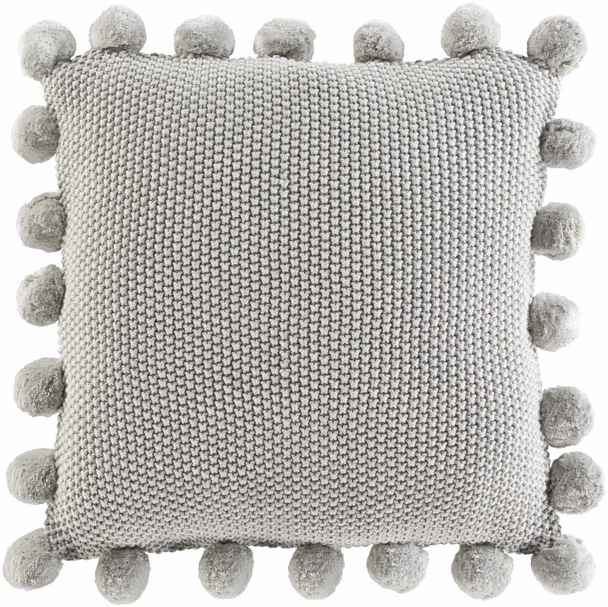 Kauswagan Light Gray Square Throw Pillow - Clearance