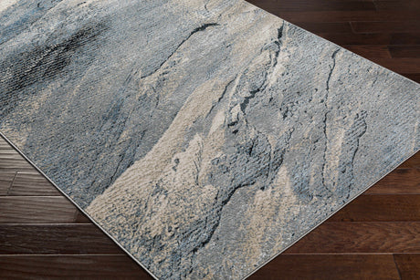 Kaytitinga Blue Marble Rug - Clearance