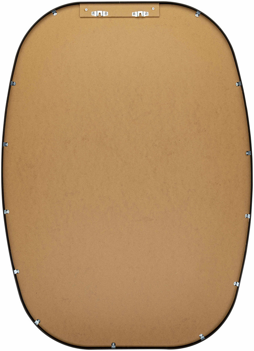 Kopparberg Black Gold Frame Round Mirror