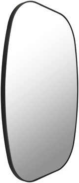 Kopparberg Black Gold Frame Round Mirror