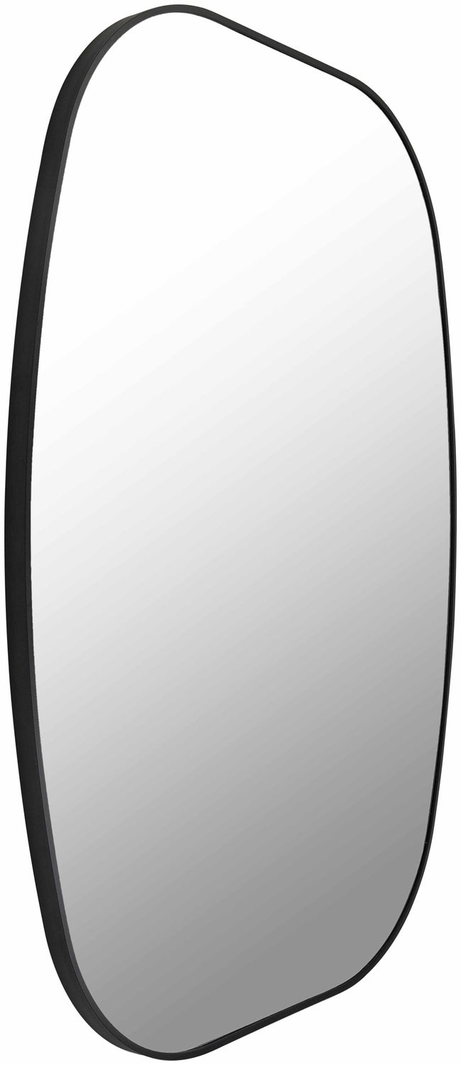 Kopparberg Black Gold Frame Round Mirror