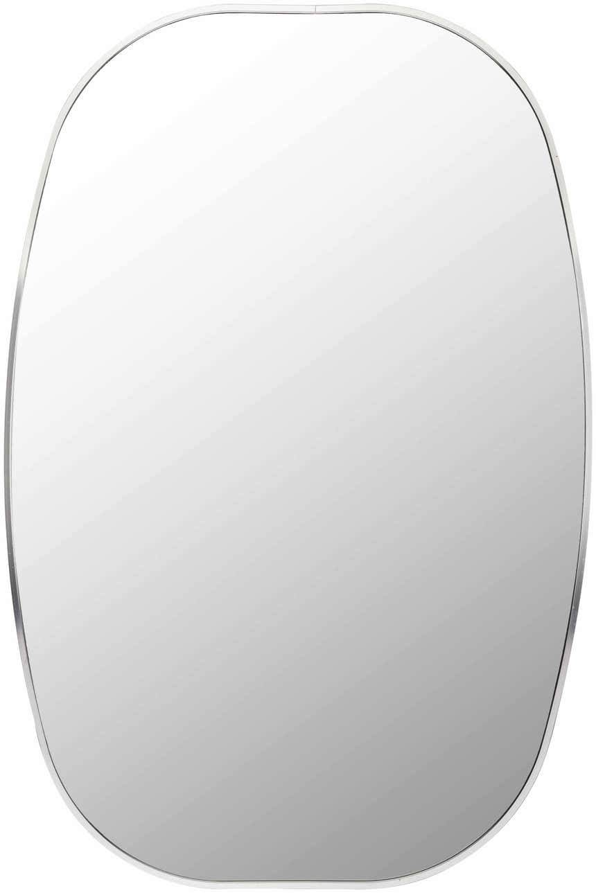 Kopparberg Metallic Silver Gold Frame Round Mirror