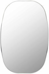 Kopparberg Metallic Silver Gold Frame Round Mirror