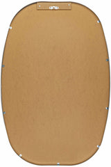 Kopparberg Metallic Silver Gold Frame Round Mirror