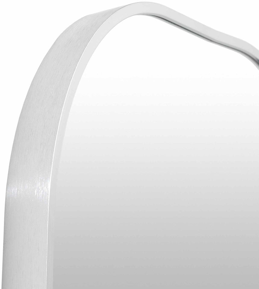 Kopparberg Metallic Silver Gold Frame Round Mirror