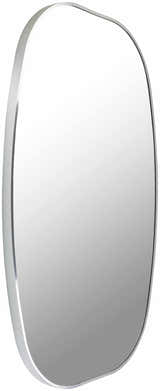 Kopparberg Metallic Silver Gold Frame Round Mirror