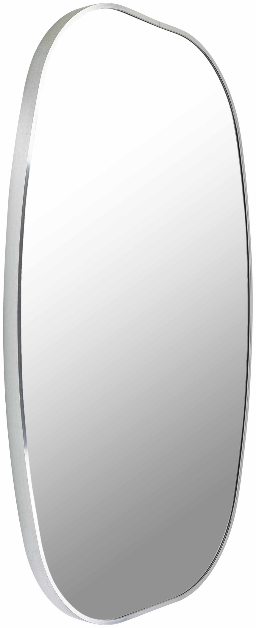 Kopparberg Metallic Silver Gold Frame Round Mirror