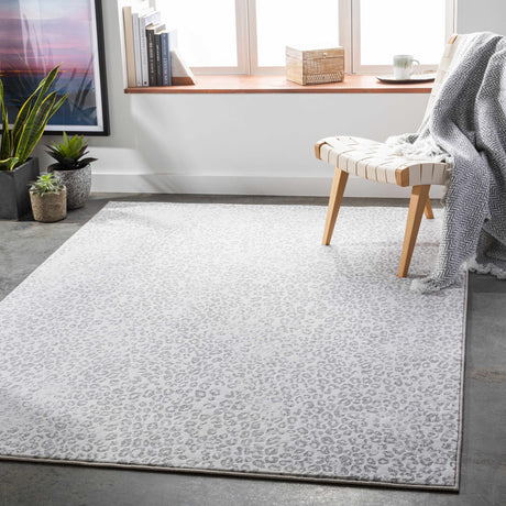 Keenes Leopard Print Area Rug - Clearance