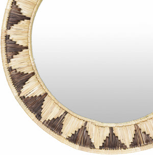 Kelkit Gold Frame Round Mirror