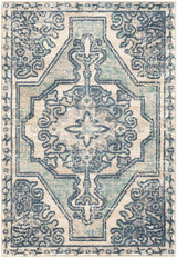 Kenmare Blue Medallion Rug - Clearance