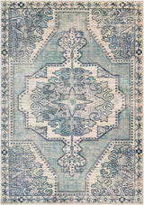 Kenmare Blue Medallion Rug - Clearance