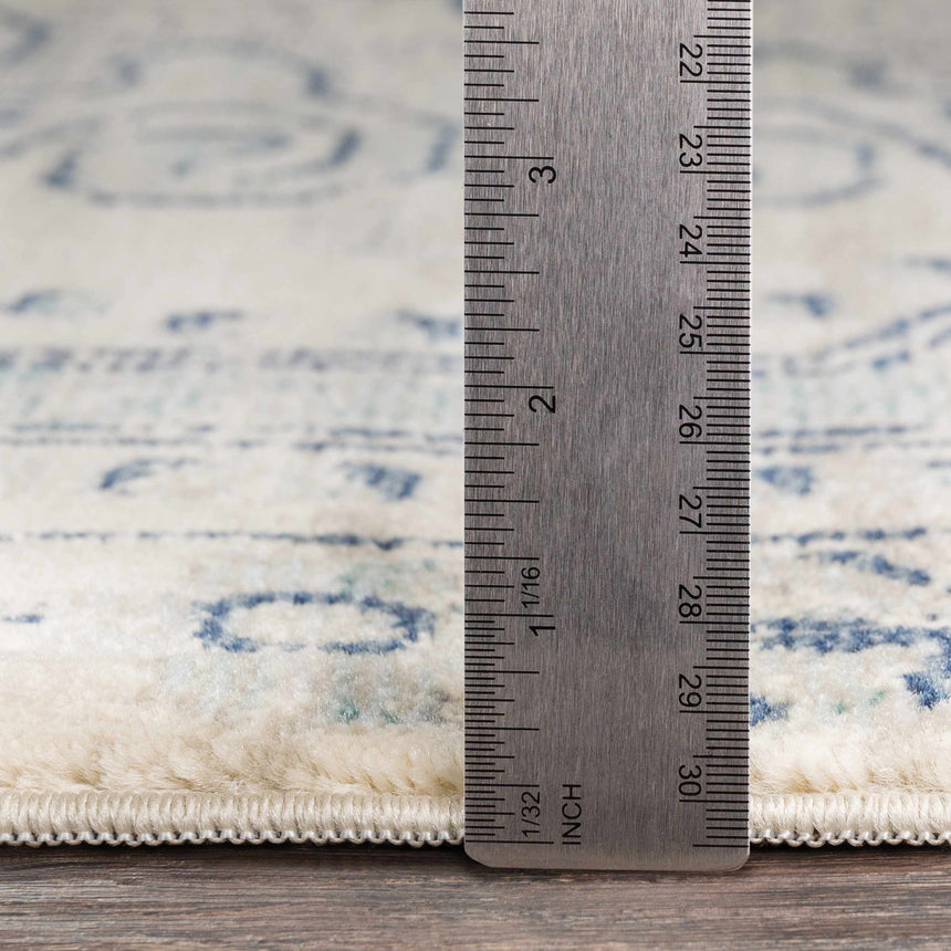 Kenmare Blue Medallion Rug - Clearance