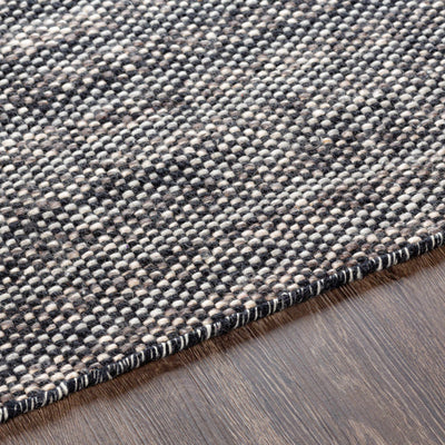 Kenora Charcoal Wool Area Rug - Clearance