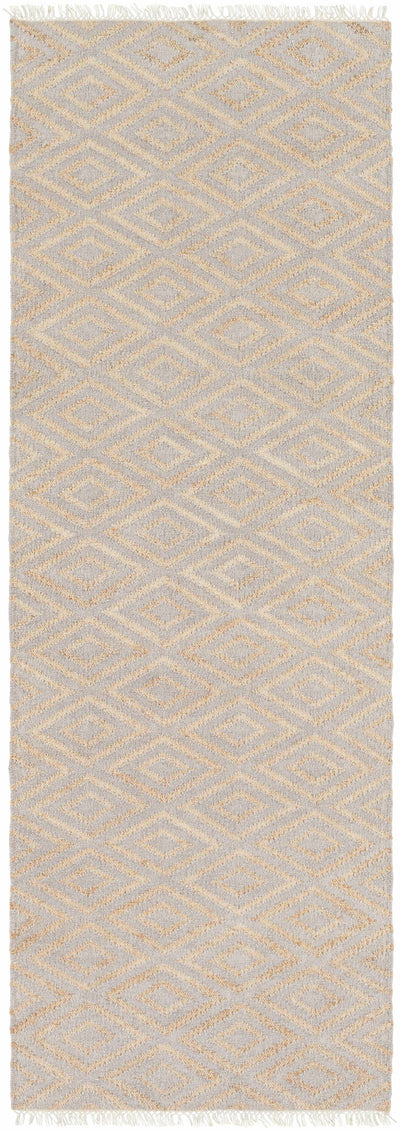 Keshena Handcrafted Fringed Jute Carpet - Clearance